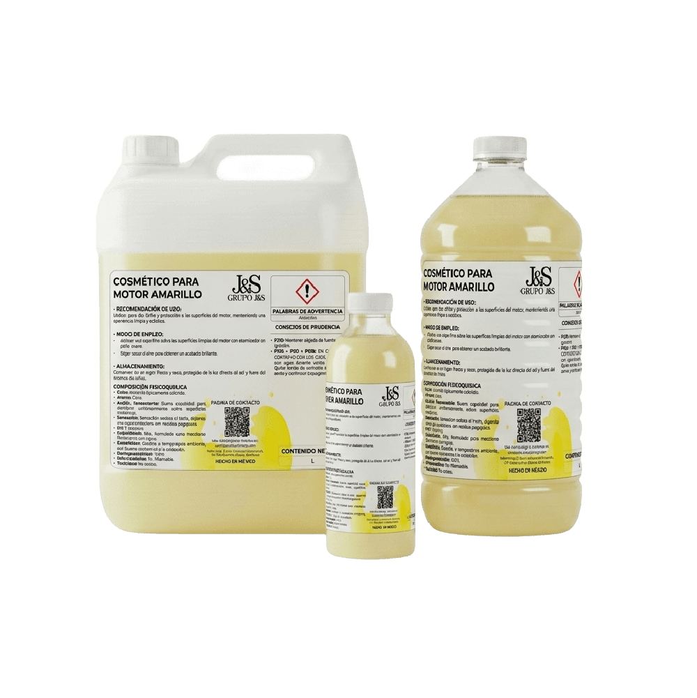 COSMÉTICO PARA MOTOR AMARILLO
