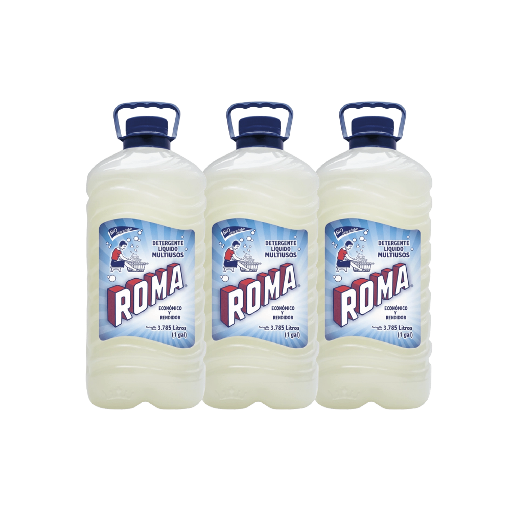 ROMA DETERGENTE LIQUIDO 1 GAL(3.785L)