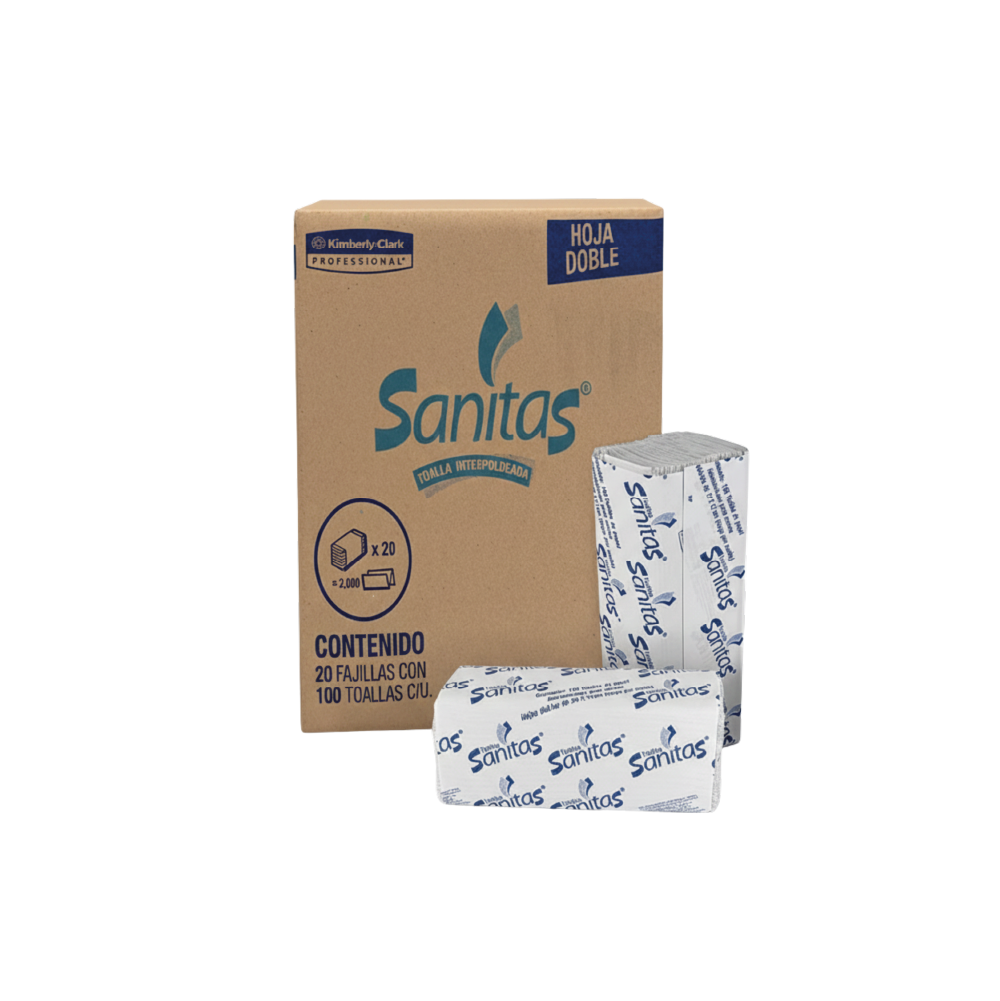 TOALLA INTERDOBLADA SANITAS® 92231