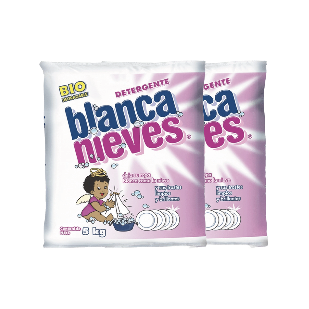 DETERGENTE BLANCA NIEVES EN POLVO 5 KG