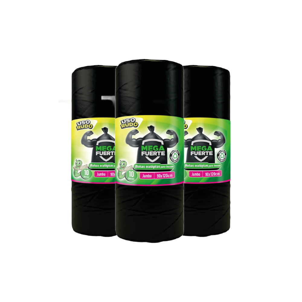 BOLSA ECOLÓGICA PARA BASURA JUMBO ANGUIPLAST® 90 x 120 cm